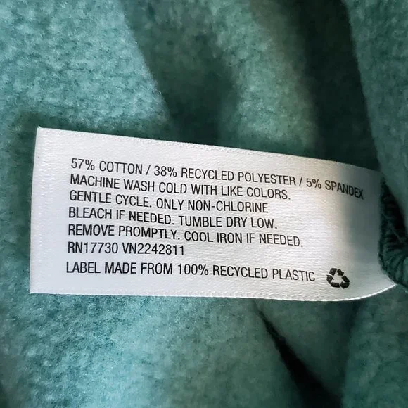 Knox Rose Black Emerald Super Soft Thin Weight V-Neck Sweatshirt, Women's Large - Picture 5 of 12